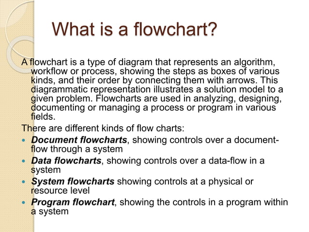 Introduction to Flowcharts, Micro and macro flowchart | PPTX