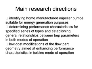 Micro and small hydro energy systems | PPT