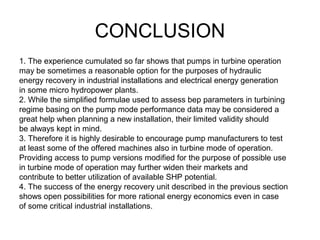 Micro and small hydro energy systems | PPT