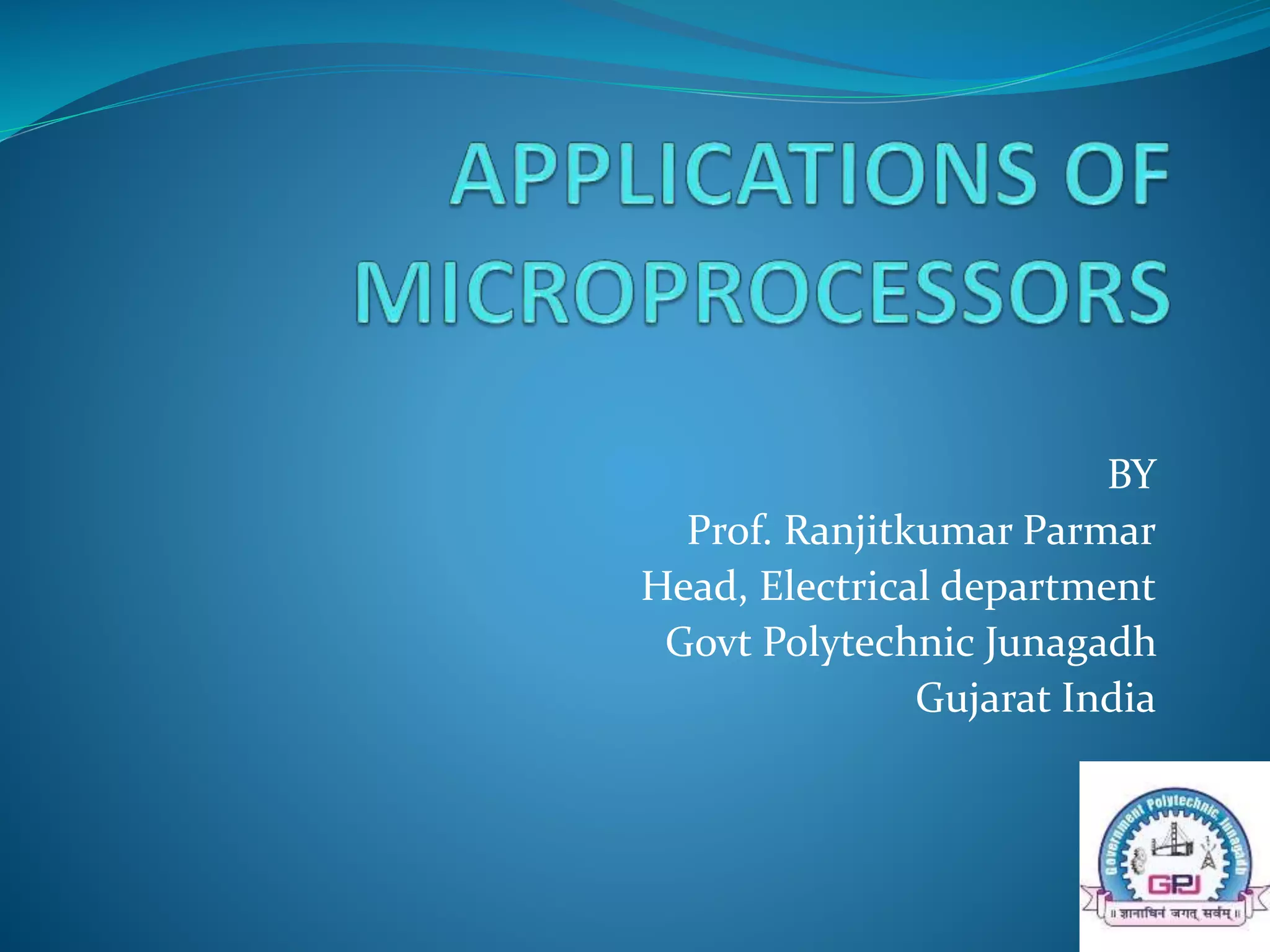 Microprocessors applications at Diploma lelvel | PPTX | Computer ...