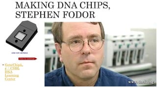  GeneChipâ„
¢ :: CSHL
DNA
Learning
Center
29
 