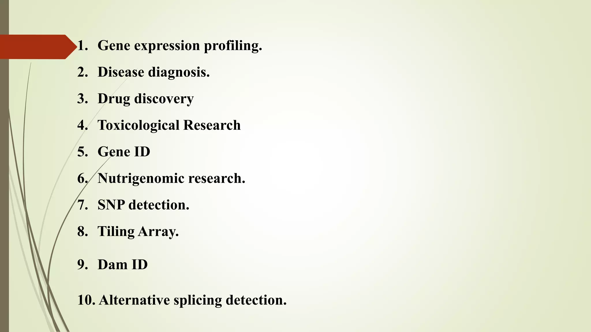 DNA MICROARRAY TECHNIQUES | PPTX