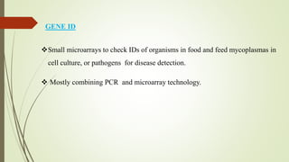 DNA MICROARRAY TECHNIQUES | PPTX