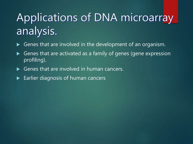 Microarray technology | PPT