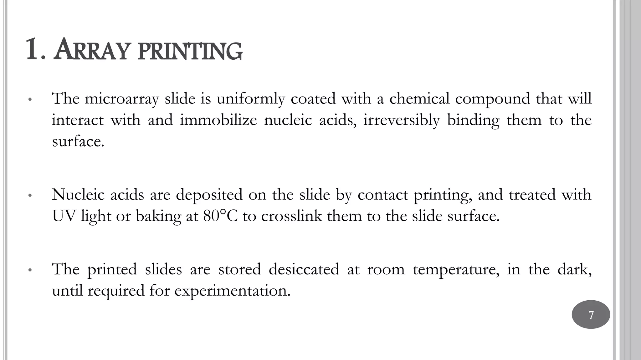 Microarray technology and applications | PPTX