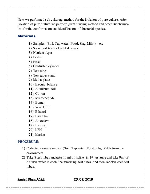 Microbes Isolation From Different Environments