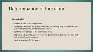 Microbial Assay of Antibiotics | PPTX