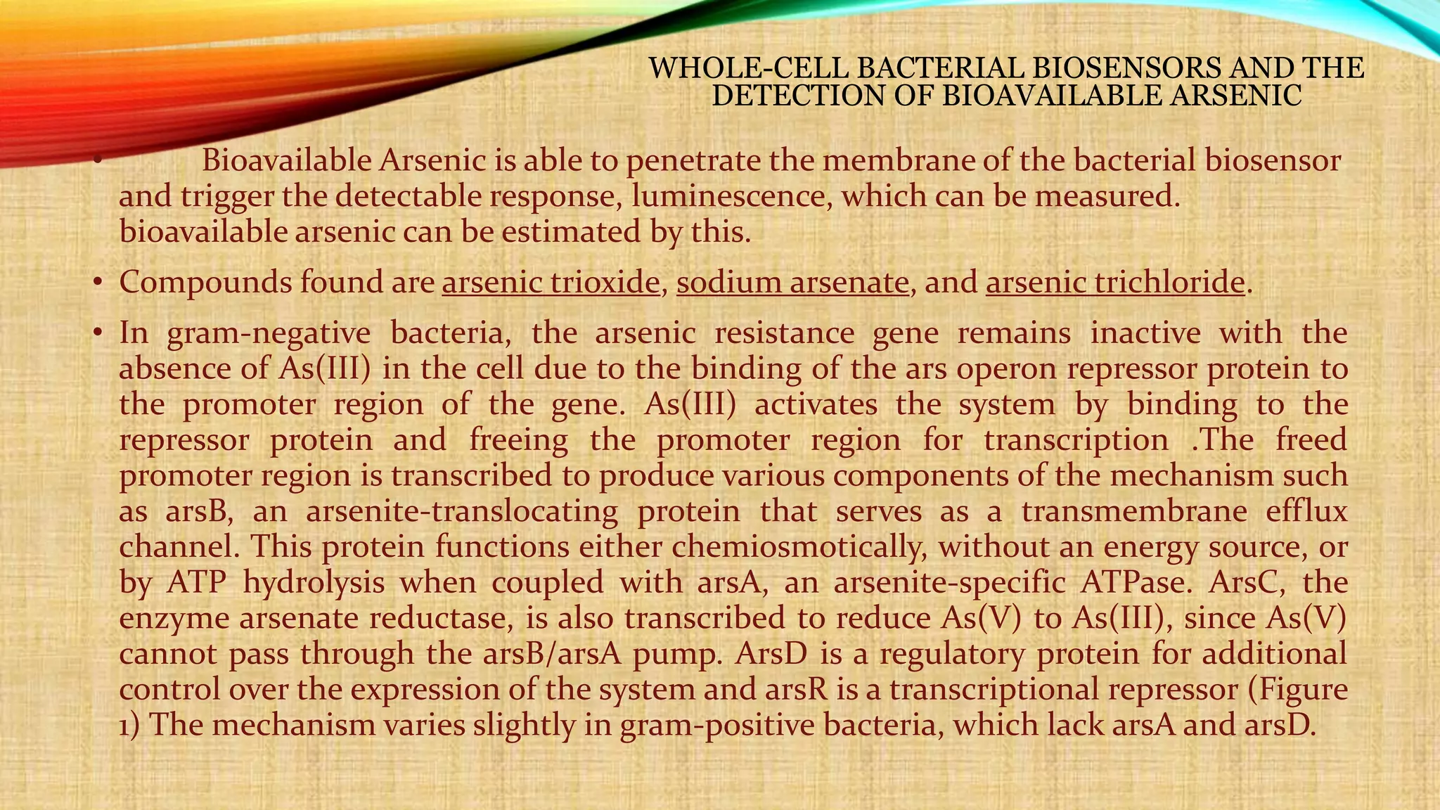 Microbial biosensors structure and mechanism | PPTX