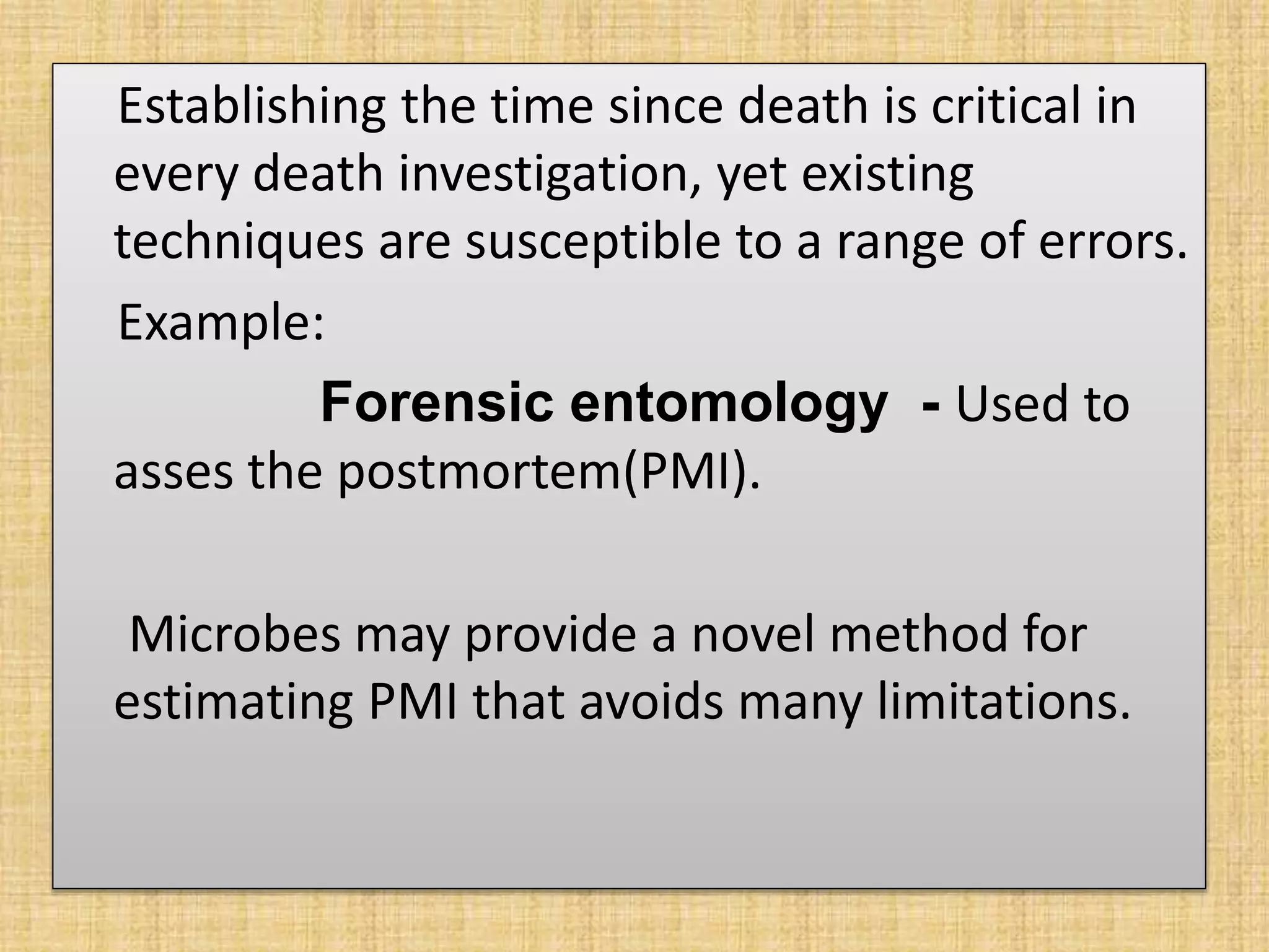 Microbial clock | PPTX