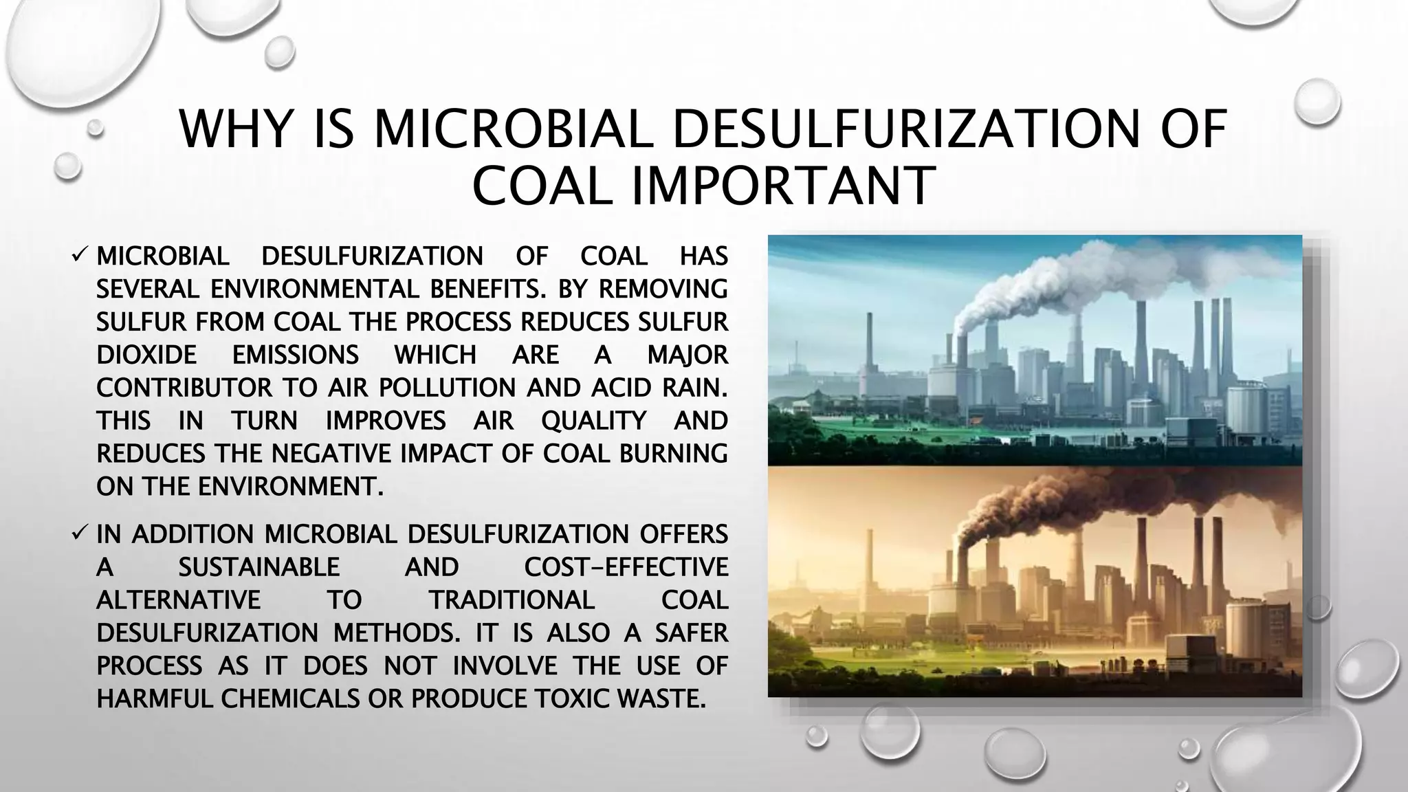 Microbial Desulfurization of Coal ppt .pptx