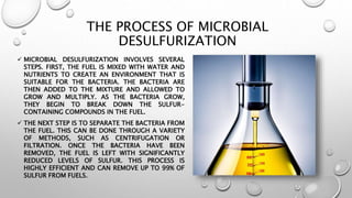 Microbial Desulfurization of Coal ppt .pptx