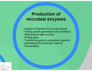 Microbial enzymes