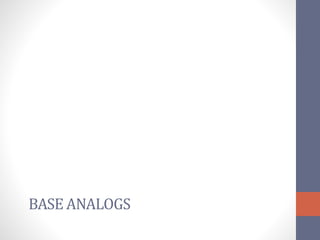 BASE ANALOGS 
 