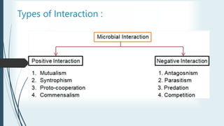 MICROBIAL INTERACTION PPT/ MICROBIAL INTERACTION AND THEIR TYPES ...