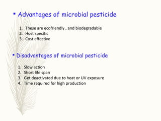 Microbial pest control ppt | PPT