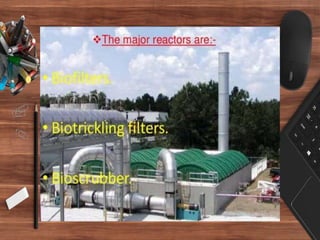 Microbial products (bioplastic ,bioscrubber,biofilter