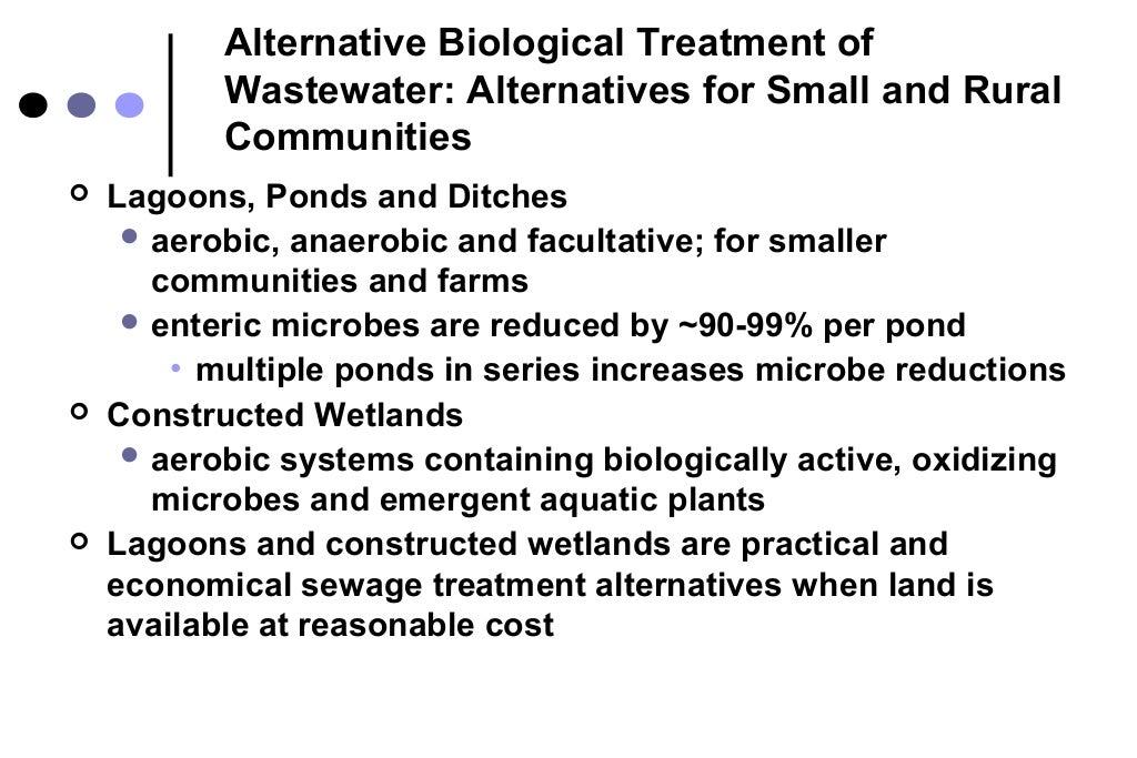 Microbial removal during sewage treatment