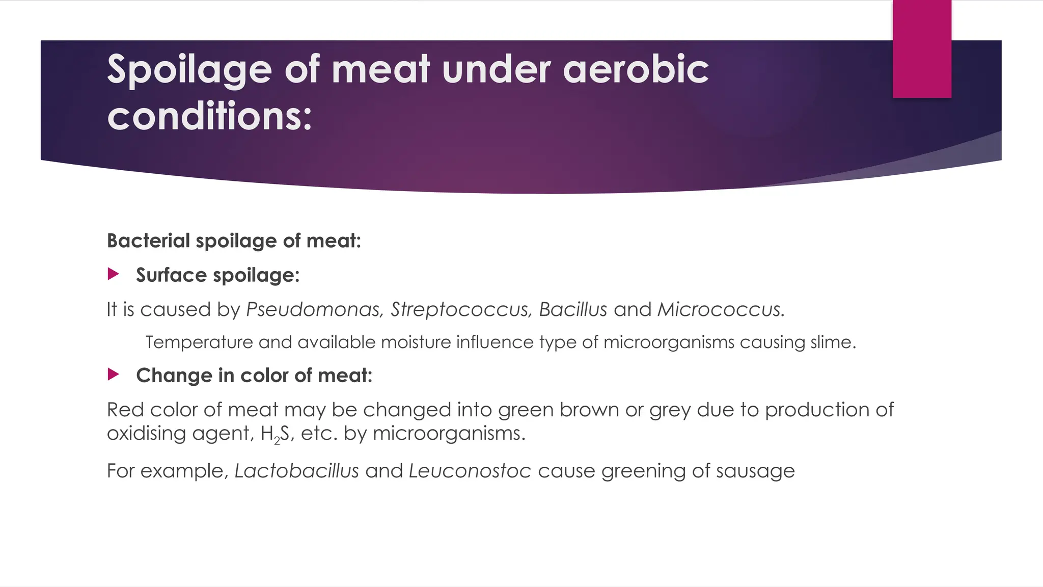 Microbial spoilage of meat, fish and sea.pptx