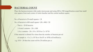Microbial testing of food products | PPTX