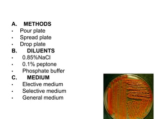 Microbial examination | PPTX