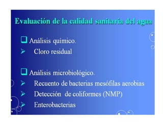 Microbiología del agua