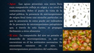 Microbiologia y microorganismos en los alimentos.pptx
