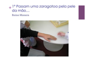 +1º Passam uma zaragatoa pela pele
da mão…
Reino Monera
 