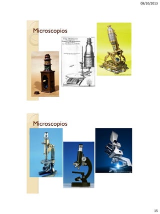 08/10/2013
15
Microscopios
Microscopios
 