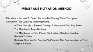 Microbiological and Chemical Techniques for Testing Drinking Water.pptx