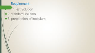 Microbiological assay-Principles and methods of different ...