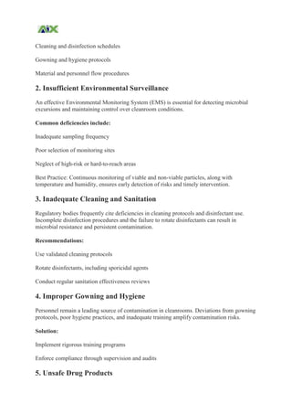 Contamination And Cleanliness Risks Microbiological Contamination Risks in Cleanrooms - Adroitix.pdf