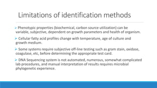 Microbiological identification | PPTX