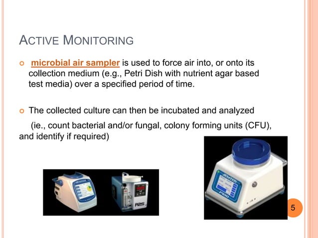 Microbiological Sampling Of Air PPT