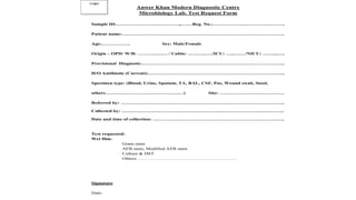 Microbiological test requisition– Standardization workout.pptx