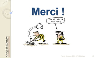 109Franck Rencurel, 2020 BTS diététique
Merci !
 