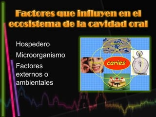 1. Hospedero
2. Microorganismo
3. Factores
externos o
ambientales
 