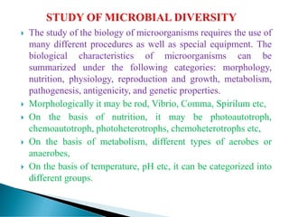 Microbiology -Bacterial Growth & nutrition