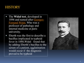 George Fernand Widal Microbiology | PPTX