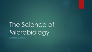 The Science of 
Microbiology 
CRYSTAL GARCIA 
 