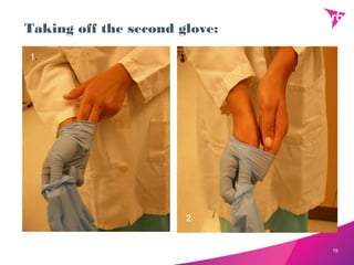 Taking off the second glove:
1.




                       2.


                               19
 
