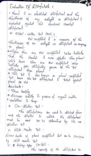 Evolualon O Drisdont
Prenolan ostoblrehed dntutanl and the
oriuph 07 diinfutant
rtondard chumical
ettenp Ony
eualuated 09aintt th8
ol'siofactant
Rtdea alle t (rw)
th
efferRveno oon
R Coeffint o maaue of th
antisptii o olinfetant as copard
phino
Hiahen than onu RW Co etfiuint vauu indita ty
chemiul mOT
effutive than phuno
Xouo
thot th
ohi
indicotu
drifutan
T tt &
thon 0nu Rw Coffiient valu
po ol iofauting pown 0fh ted
thao phuno
tut beuwz th tost ditinfutant utd ogaintt
olokno0 phumo Caffrint
phunol a td
dhowbatk
fofcy
esau Outity opuenty o0gonie matl
3 Voniotionu mp
B Ose dtution tut
The dittmutonu e wd dlutd fom
which th dofutand
th
Con 6 datarnind by th u
and th dilution
must be Aud
dluton l
C chtk Marn tut
u bouk o ph1rol cotfidint At Can & ovn Om
by ehit rortin bt
D Keuay- u Ckrtut)
ThCopoy of f ditiofectondto
oP
 