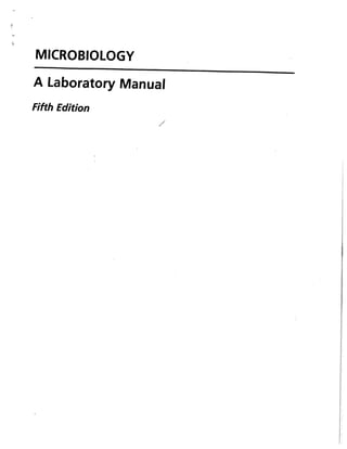 Microbiology a labotory manual(CIIT Abbottabad) 