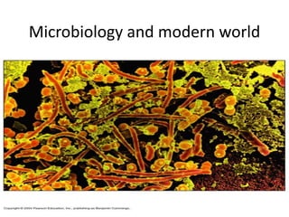 Microbiology and modern world
 