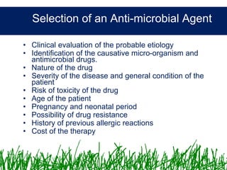 Microbiology &Antibiotics
