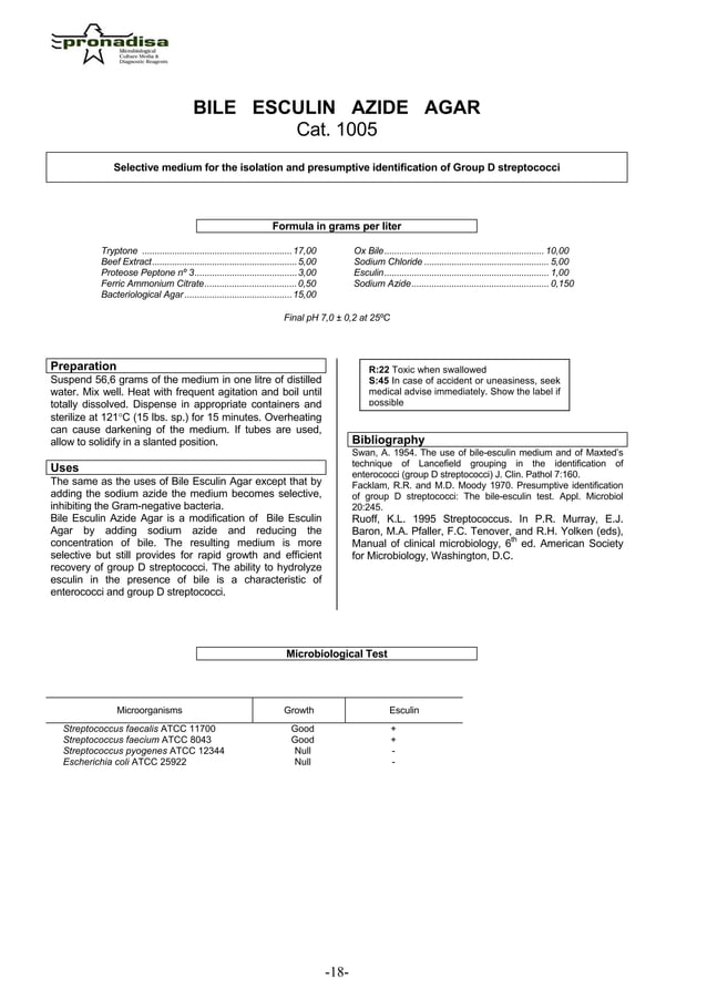 Microbiology culture media manual PDF