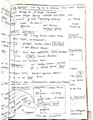 Mycology & Virology complete written notes 