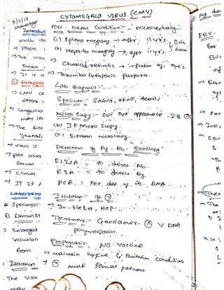 Mycology & Virology complete written notes 
