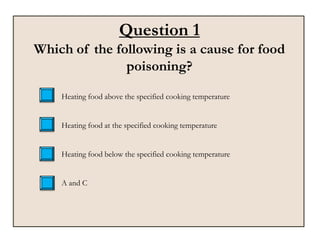 Microbiology food poisoning lecture | PPTX