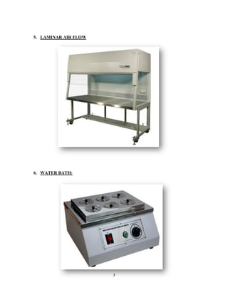 Microbiology laboratory equipments