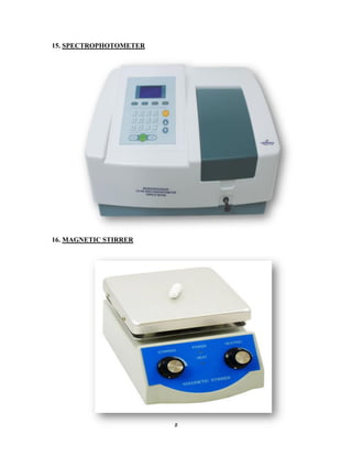 Microbiology laboratory equipments